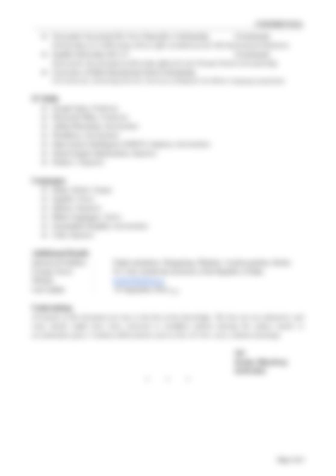CV Page 3